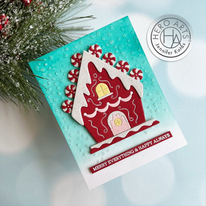 CM663 Holiday Sentiment Strips - Hero Arts