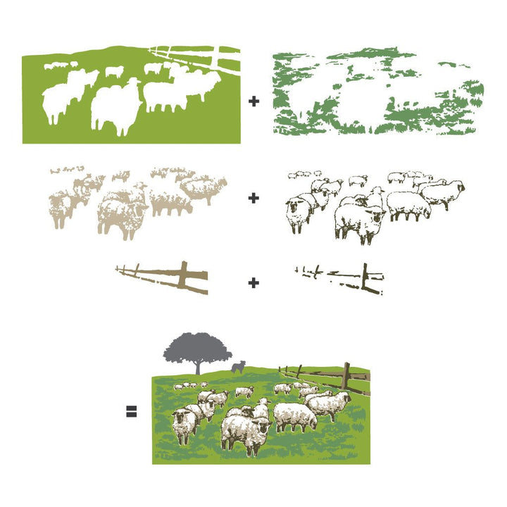 CM680 Sheep Herd HeroScape - Hero Arts