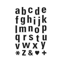 CM693 Luggage Lowercase Alphabet - Hero Arts