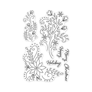 Holiday Flourishes Clear Stamp Set