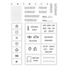 Weekly Planner Clear Stamp Set