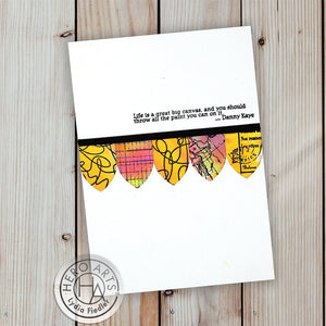 Vintage Map and Ledger Clear Stamp Set