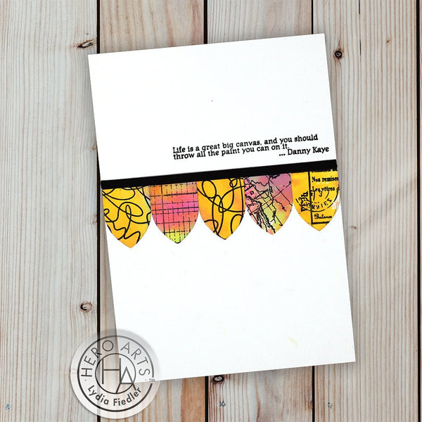 Vintage Map and Ledger Clear Stamp Set
