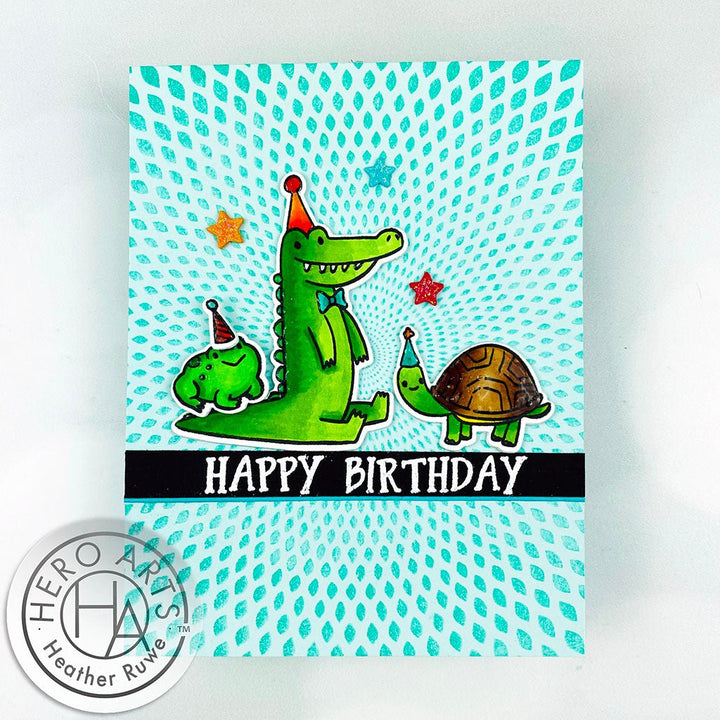 CM747 Birthday Animals - Hero Arts