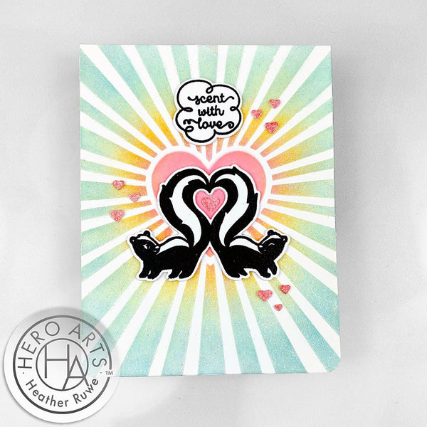 Skunk Love Clear Stamp Set