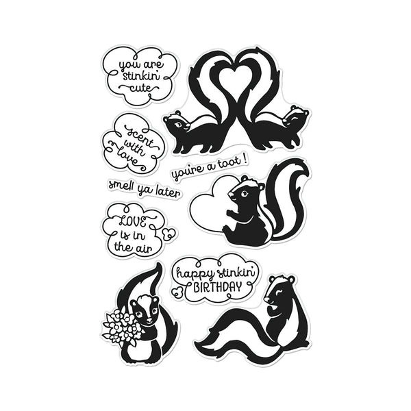 Skunk Love Clear Stamp Set – Hero Arts