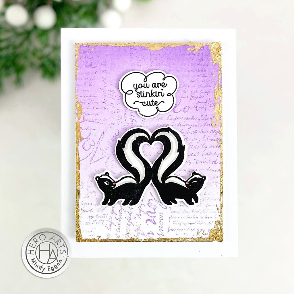 Skunk Love Clear Stamp Set - Spellbinders Paper Arts