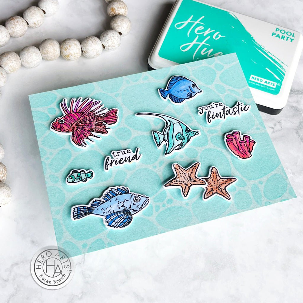 Tropical Fishes Clear Stamp Set