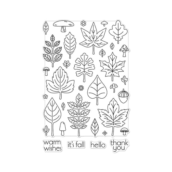 Fall Pattern Clear Stamp Set