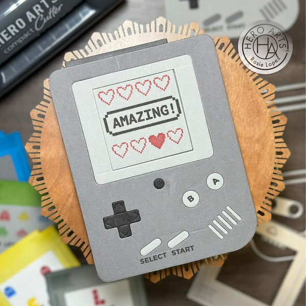 Retro Game Stamp Set from Retro Perspectives Collection by Ralph Tyndall