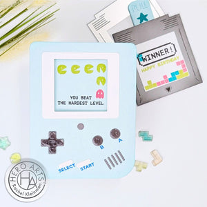 Retro Game Stamp Set from Retro Perspectives Collection by Ralph Tyndall