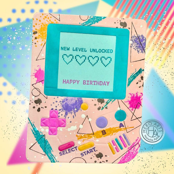 Retro Game Stamp Set from Retro Perspectives Collection by Ralph Tyndall