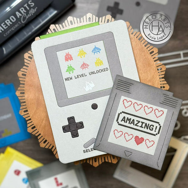 Retro Game Stamp Set from Retro Perspectives Collection by Ralph Tyndall