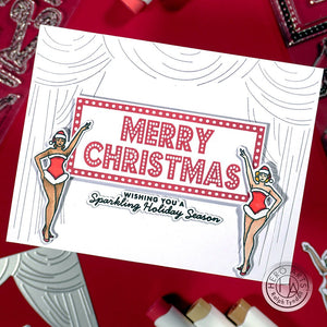 HA + RT Sparkling Holiday Stage Clear Stamp Set