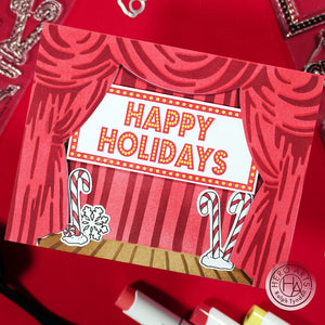 HA + RT Sparkling Holiday Stage Clear Stamp Set
