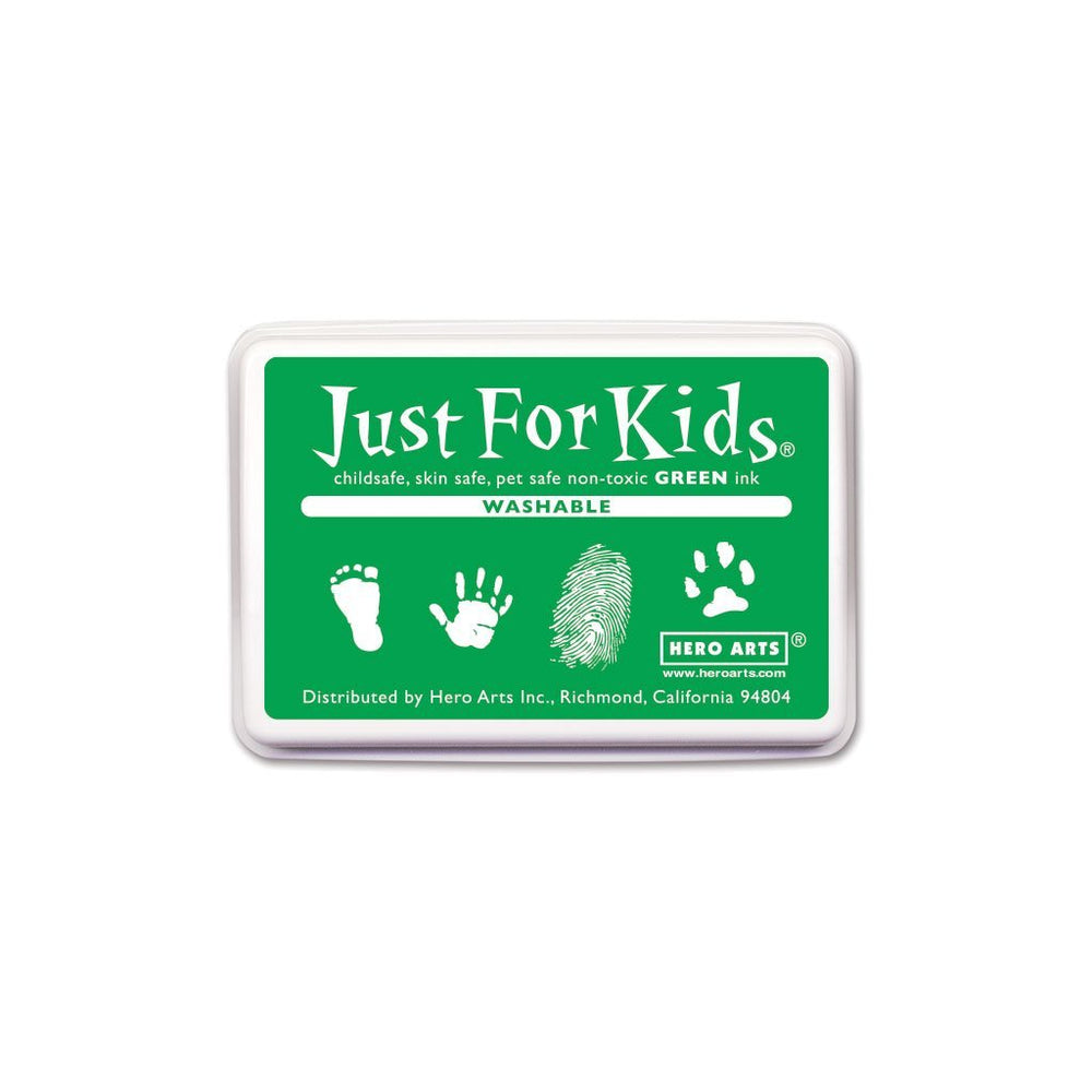Just for Kids Washable Green Ink Pad
