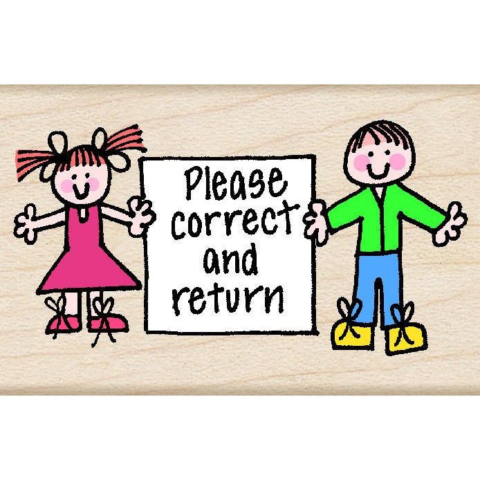 D1675 Hero Kids Correct & Return - Hero Arts