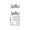 Hello Stamp & Cut Set