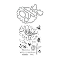 DC219 Daisy and Bugs Stamp & Cut - Hero Arts