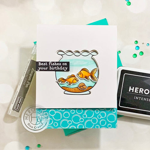 DC262 Fishy Stamp & Cut - Hero Arts