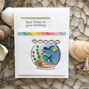 Fishy Stamp & Cut Set