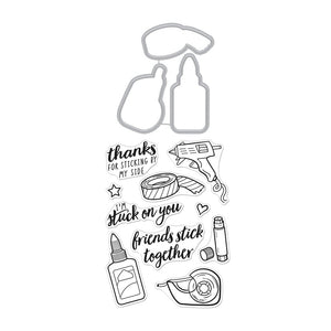 Stick Together Stamp & Cut Set
