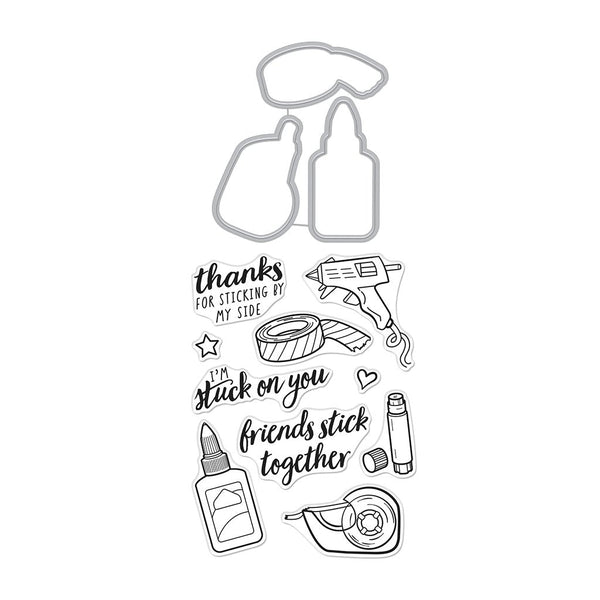 Stick Together Stamp & Cut Set