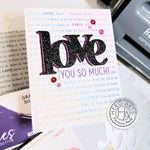 DC281 Love You Stamp & Cut XL - Hero Arts