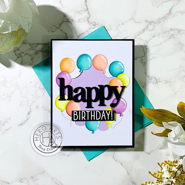 DC282 Happy Thanks Stamp & Cut XL - Hero Arts