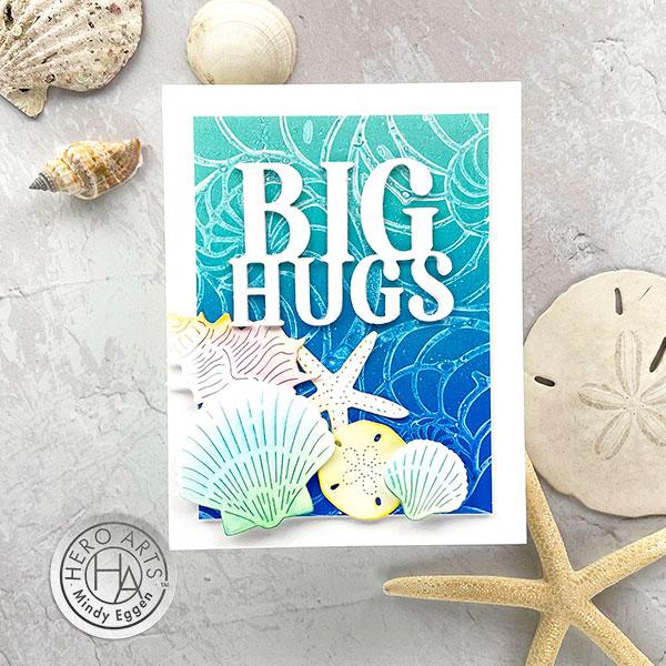 DC283 Big Hugs Stamp & Cut - Hero Arts