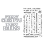 DC288 Christmas Holidays Stamp & Cut XL - Hero Arts