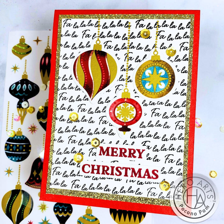 DC301 Holly Berries Stamp & Cut XL - Hero Arts