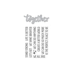 DC303 Together Stamp & Cut - Hero Arts