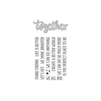 DC303 Together Stamp & Cut - Hero Arts