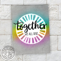 DC303 Together Stamp & Cut - Hero Arts