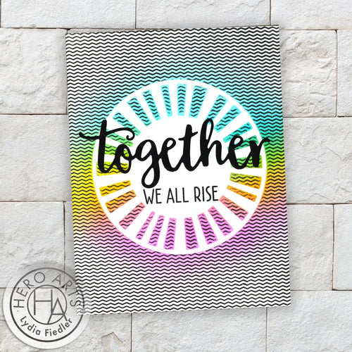 DC303 Together Stamp & Cut - Hero Arts