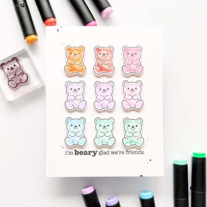 Let's Stick Together Stamp Set by Carly Tee