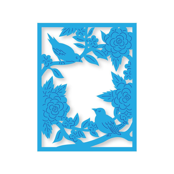 Birds and Flowers Cover Plate Dies