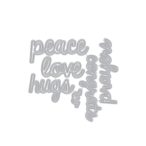 Peace Words Fancy Dies