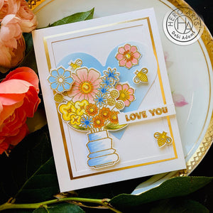 Mother's Day Vase Frame Cuts Dies