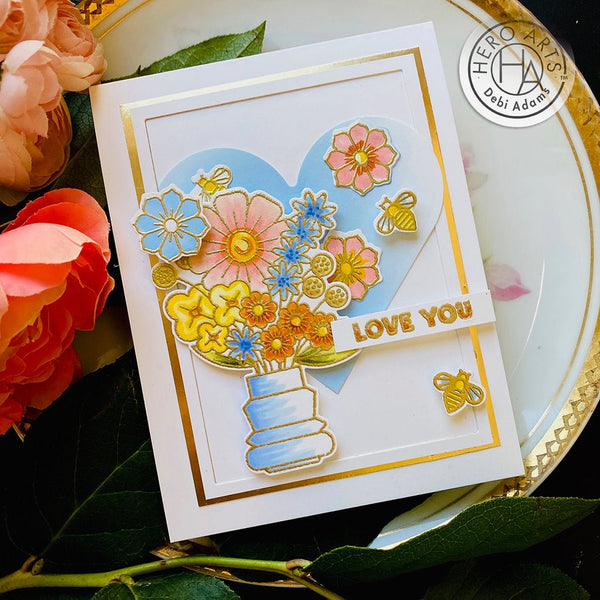 Mother's Day Vase Frame Cuts Dies