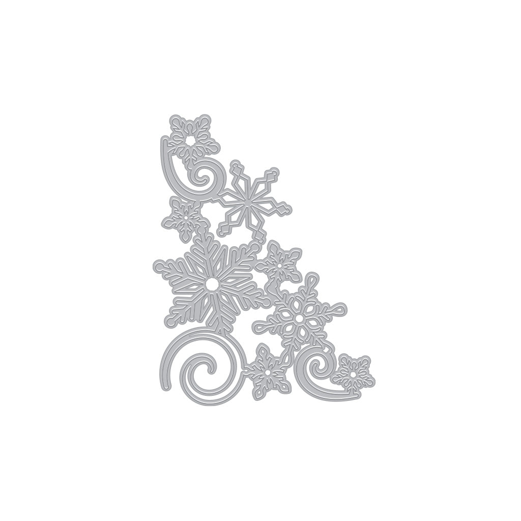 DF074 Snowflake Corner Fancy Die (D) - Hero Arts