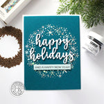 DF090 Holiday Words Fancy Dies (D) - Hero Arts