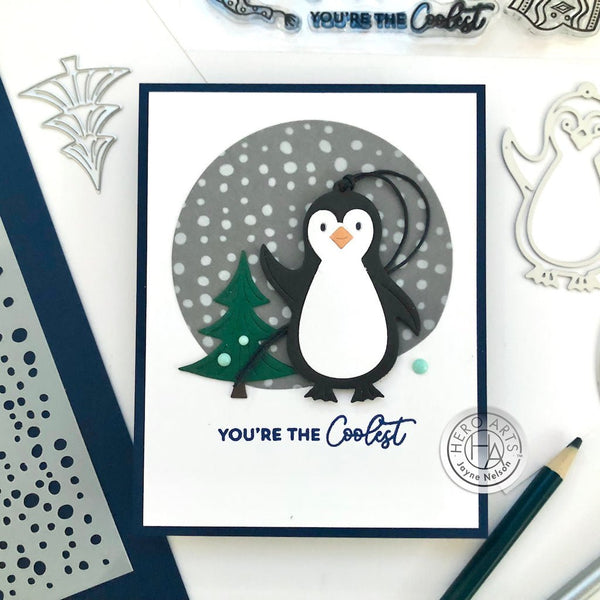 Small Penguin Tag Fancy Dies