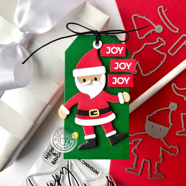 Santa Gift Tag Fancy Dies