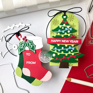 Tree & Stocking Tag Fancy Dies