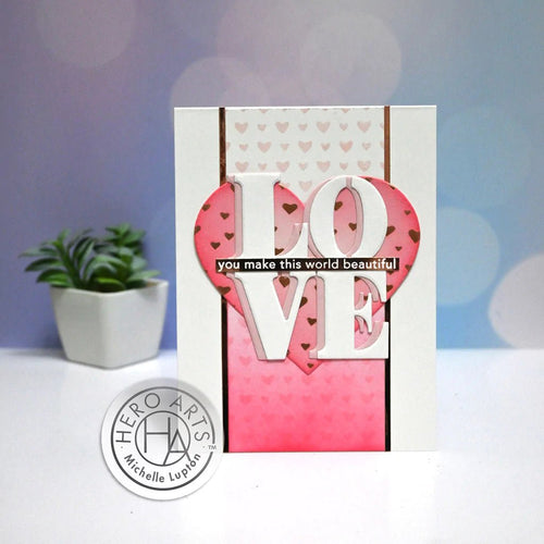 DF114 Love and Florals Fancy Dies (D) - Hero Arts