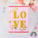 DF114 Love and Florals Fancy Dies (D) - Hero Arts