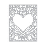 DF116 Heart Flourish Cover Plate (F) - Hero Arts