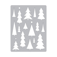 DF137 Tree Pattern Cover Plate (F) - Hero Arts